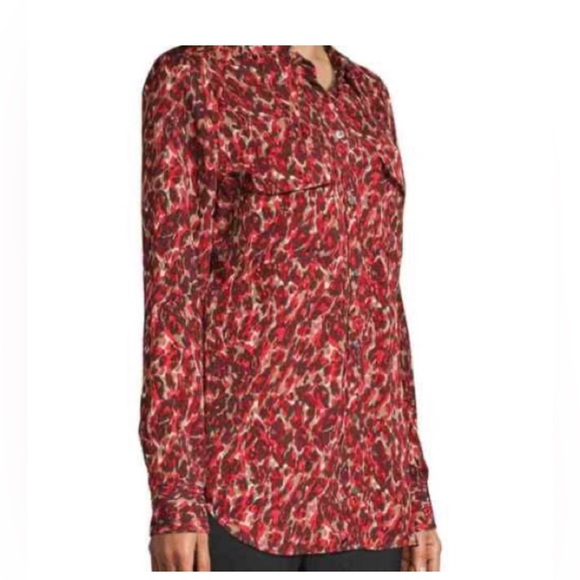 Equipment Animal Print Blouse - Picture 2 of 8